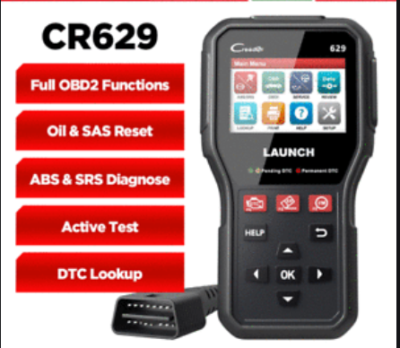 Launch Cr629 OBD2 Scanner ABS SRS Scan Tool with Active Test, 3 Service  Diagnostic Tool - China Diagnostic Tool, Car Diagnostic Tool